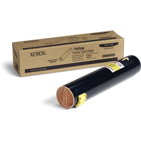 Genuine 106R01162 Xerox Yellow Toner Cartridge-0