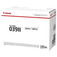 Genuine Canon Cart 039ii Black High Yield Toner Cartridge-0