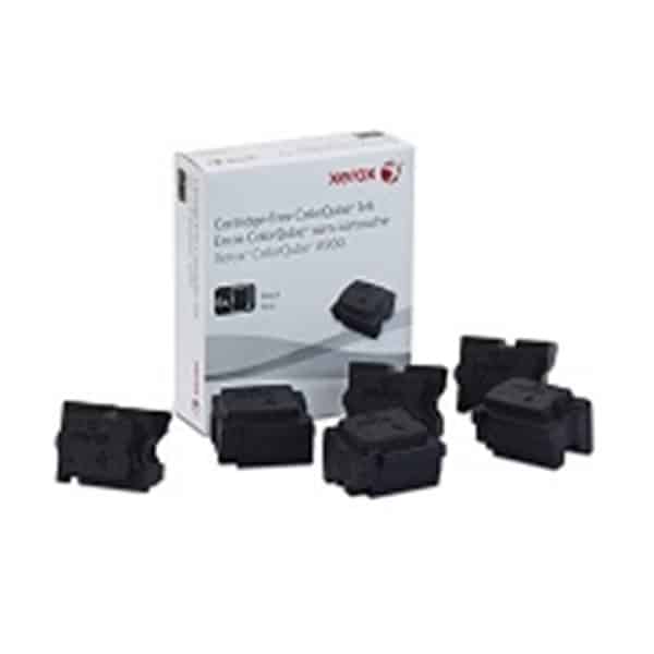 Genuine 108R01033 Xerox Black Solid Ink Cartridge 6 Pack
