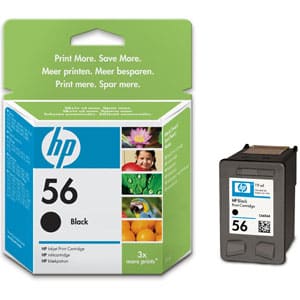 HP C6656A, HP No 56, HP No56 Black Ink