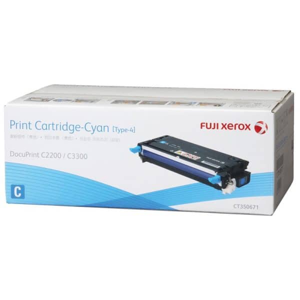 Genuine CT350671 Xerox Cyan Toner Cartridge