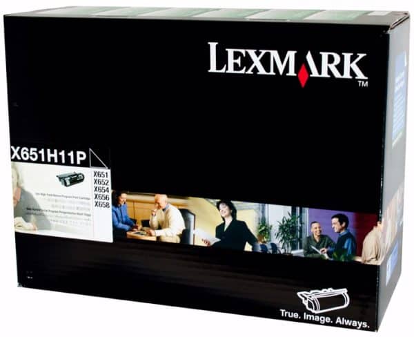 Genuine X651H11P Lexmark Black Toner Cartridge