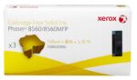 Fuji Xerox 108R00905 Xerox Yellow Solid Ink Cartridge 3 Pack (Genuine) - Image 3