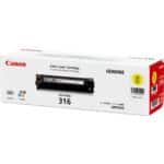 Canon Cart 316Y Yellow Toner Cartridge (Genuine)