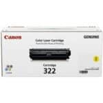 Canon Cart322Y Yellow Toner Cartridge (Genuine)