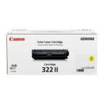 Canon Cart322Yii High Yield Yellow Toner Cartridge (Genuine)