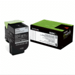 Lexmark 80C80K0 Black Toner Cartridge (Genuine)