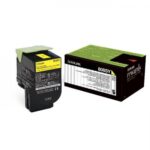 Lexmark 80C8SY0 Standard Yellow Toner Cartridge (Genuine)