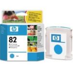 HP 82 Cyan Ink Cartridge C4911A (Genuine)