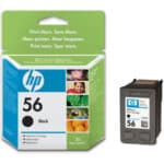 HP 56 Black Ink Cartridge C6656AA (Genuine)