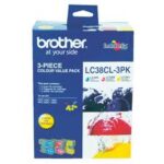 Brother LC-38 C/M/Y Ink Cartridge Colour Pack LC-38CL3PK (Genuine)