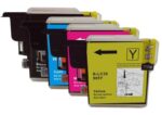 Brother 4 Pack Compatible LC-39 Ink Cartridge Set 1BK,1C,1M.1Y