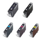 Canon 4 Pack Compatible CLI-8 Ink Cartridge 1 Set consists of 1PBK,1C,1M,1Y