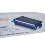 Fuji Xerox DocuPrint C2100 C3210 Cyan Toner Cartridge CT350486 (Genuine)