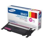 Samsung CLP-320 CLP-325 CLX-3180 CLX-3185 Magenta Toner Cartridge CLT-M407S SU266A (Genuine)