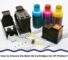 refillable best ink cartridges for HP printers with ink bottles